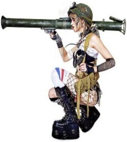Pinup Girl Air Cannon Bazooka
